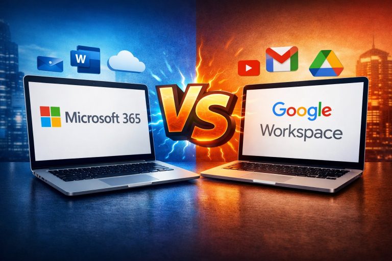 Microsoft 365 ou Google Workspace : quelle suite bureautique choisir ?