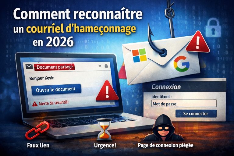 Comment reconnaître un courriel d’hameçonnage en 2026