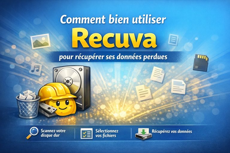 Comment bien utiliser Recuva pour récupérer ses données perdues
