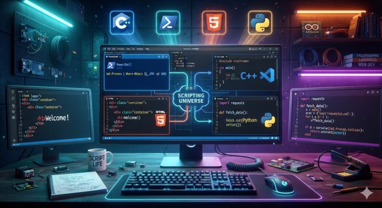 Dans les coulisses de l&rsquo;informatique : Comprendre CMD, PowerShell, HTML et Python